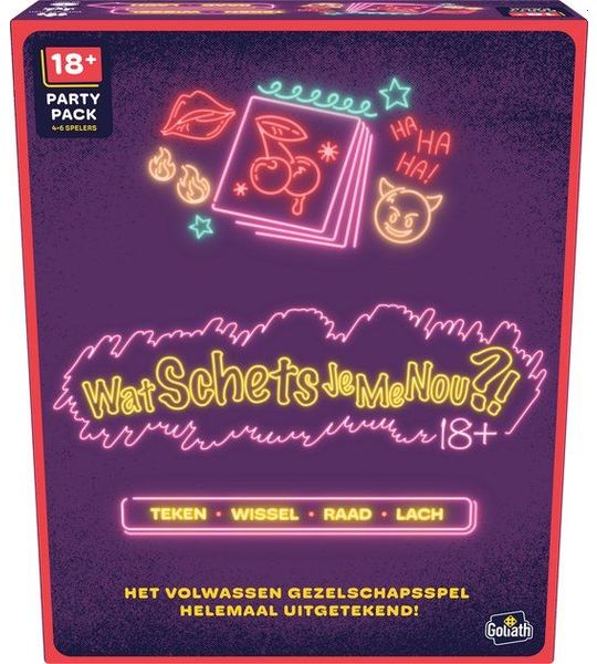 Goliath Wat Schets Je Me Nou 18+ - Partyspel - Tekenspel - Raadspel