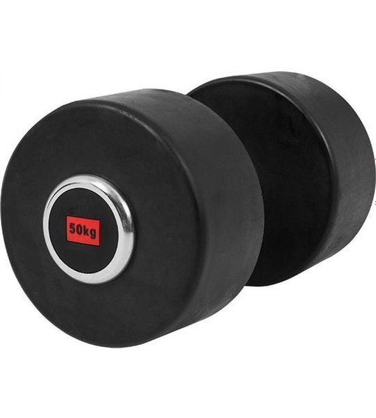 Gorilla Sports Dumbell - 50 kg - Gietijzer (rubber coating)