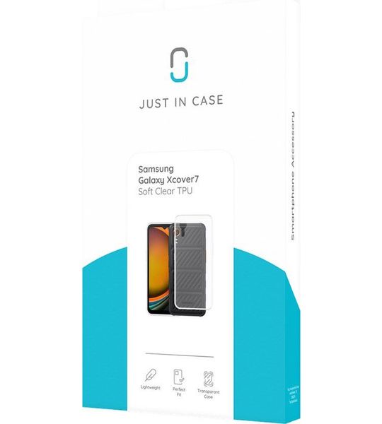 Just in Case Soft Design Samsung Galaxy Xcover 7 Back Cover Transparant