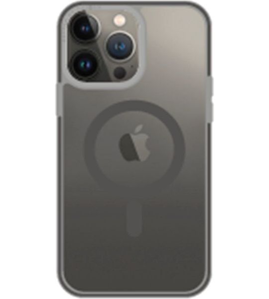 Uniq Iphone 14 Pro Max, Hoesje Combat Magsafe Anti-vingerafdruk, Grijs