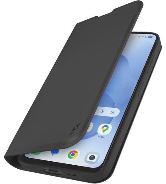 SBS Wallet Smooth Telefoonhoesje Voor Samsung Galaxy S25 Fe Zwart