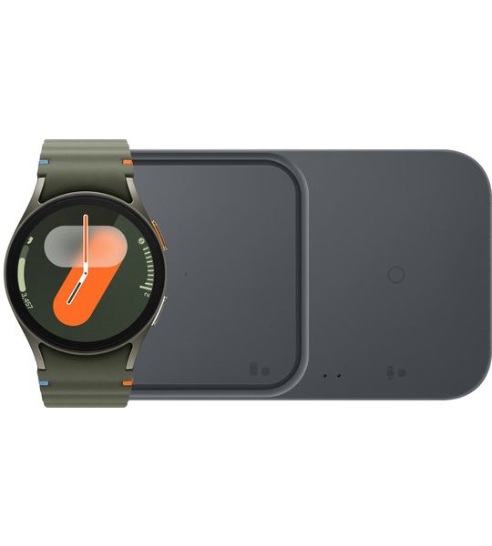 Samsung Galaxy Watch 7 Groen 40mm + Duo Draadloze Oplader