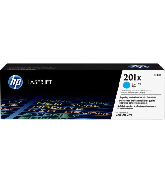 HP 201X Toner Cyaan (Hoge Capaciteit)