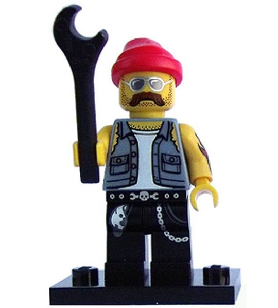 Lego serie 10 minifiguur, Motorcycle Mechanic
