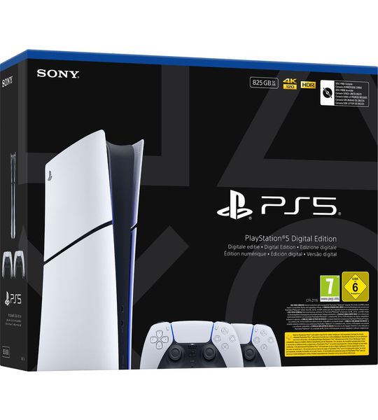PlayStation 5 Slim Digital Edition + Extra Controller Wit