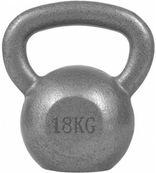 Gorilla Sports Kettlebell - Gietijzer - 18 kg