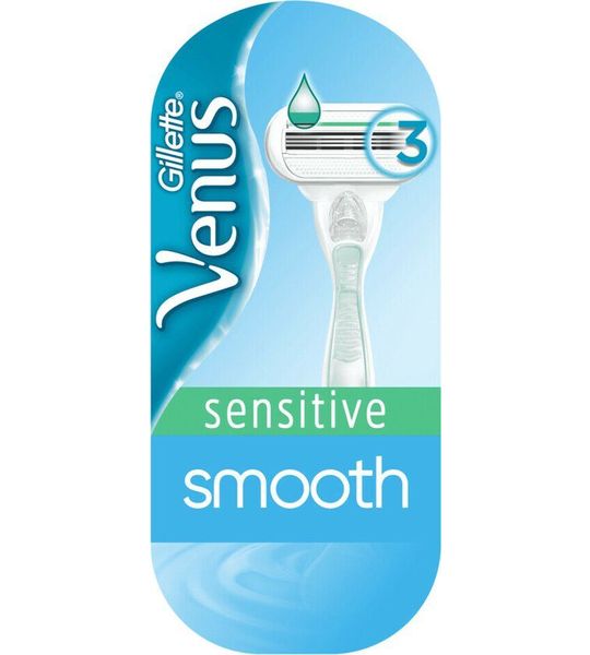 Stuk Gillette Venus Extra Smooth Sensitive Scheerapparaat Met 1 Mesje