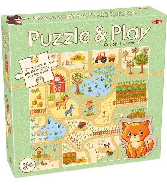 My First Puzzle & Play Cat on the Farm
