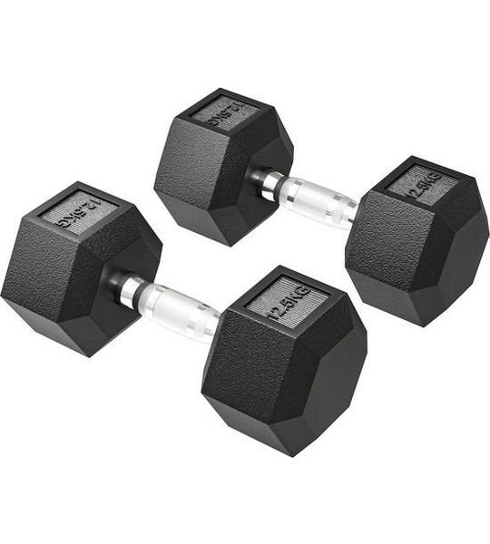 HOMCOM Rubberen Halters Metaal, Rubber 14,8L x 14,8B x 32,6H cm Zwart