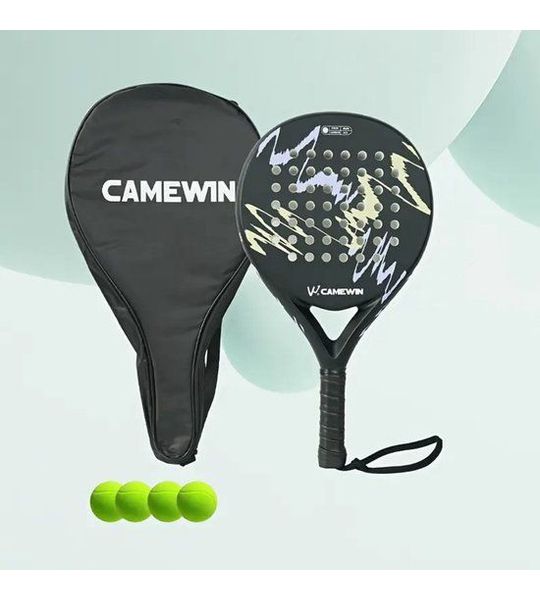Livano Padel Racket - Padelrackets - Padelracket - Geel Paars