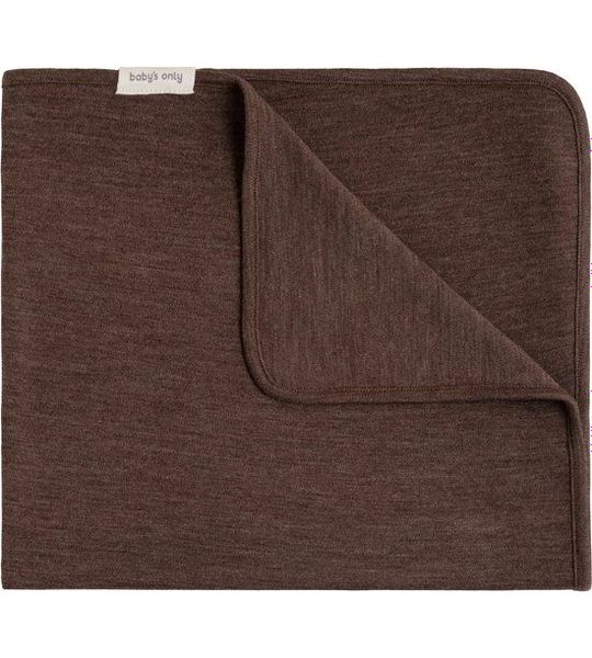 Deken Wieg Baby's Only Merino Fine Meadow Taupe