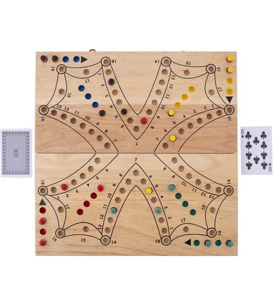 Toc spel XL opklapbaar - 4 spelers - Longfield
