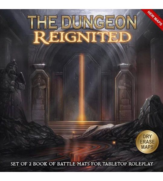The Dungeon Reignited Set of 2 Books of Battle Mats - RPG Accessoire - Engels