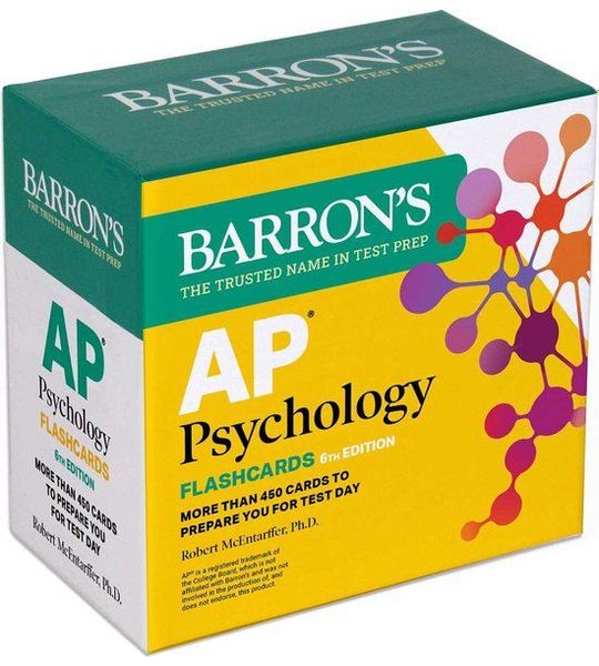 Barron's AP Prep- AP Psychology Flashcards, Sixth Edition: Up-to-Date Review