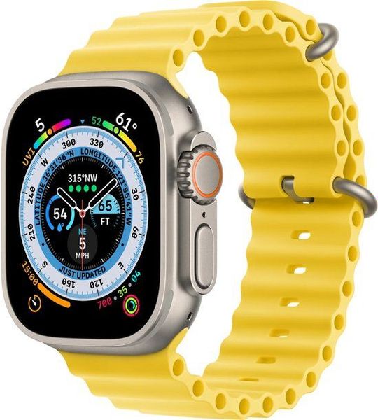 Apple 49 Mm Yellow Ocean Band Extension