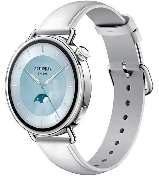 Xiaomi Watch S4 41mm Fluororubber Strap - White Smartwatch Wit
