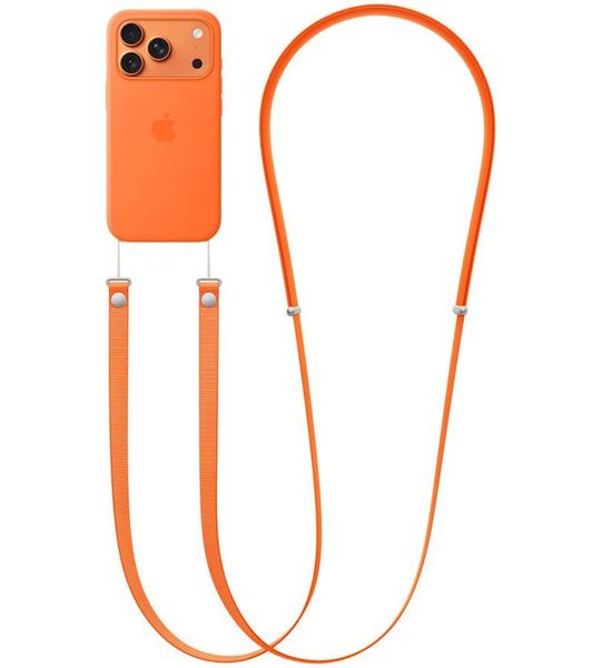 Apple Strap Crossbodykoord Voor Apple Iphone Oranje