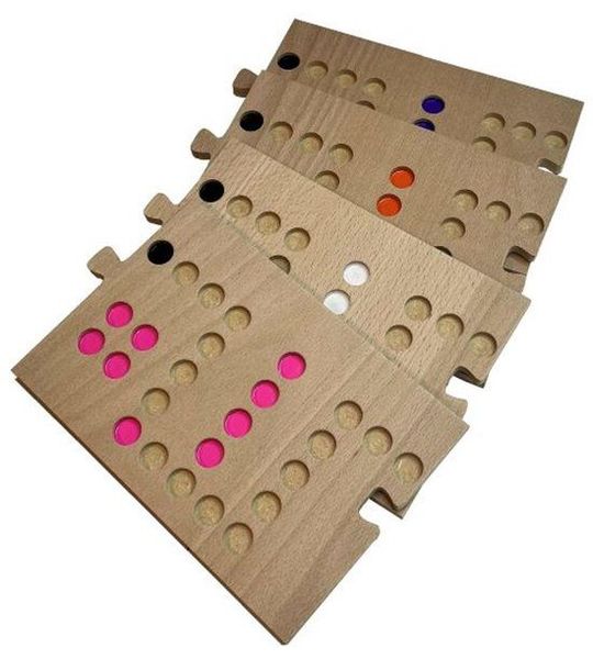 Tokkenspel Puzzel Aanvulset 4 Naar 8 Personen