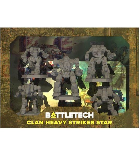 BattleTech: Clan Heavy Striker Star - Miniatuurspel - Catalyst Game Labs
