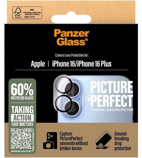 PanzerGlass Pictureperfect Lensprotector Voor Apple Iphone 2024 6.1'';iphone 6.7'' Transparant