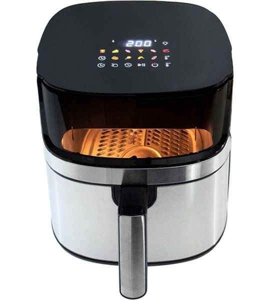 Visuele airfryer van 8 liter