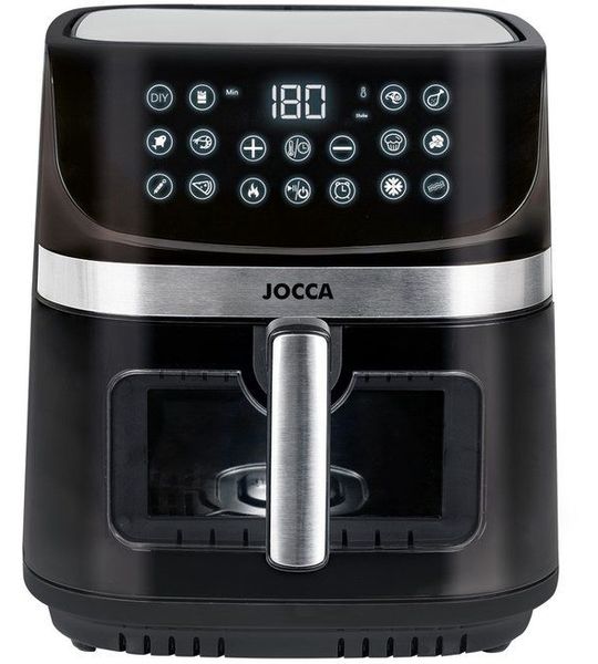 JOCCA 2352 friteuse Dubbel 9 l Vrijstaand 2200 W Heteluchtfriteuse Zwart