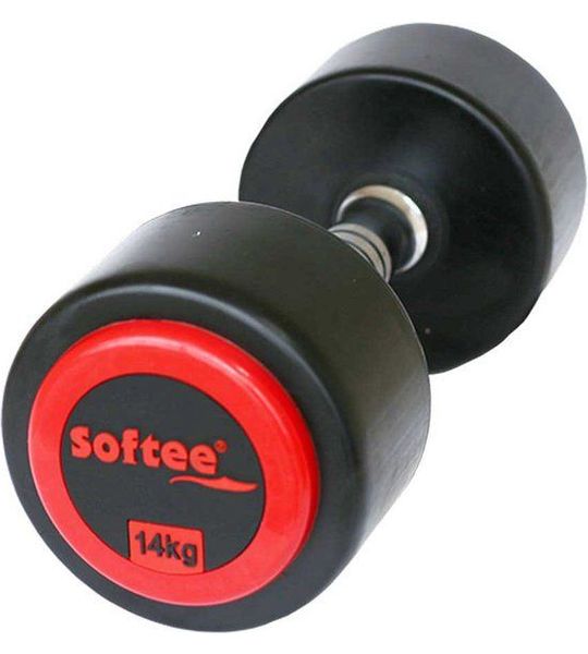 Softee Pro-sport 14kg Dumbbell Zwart 14 kg