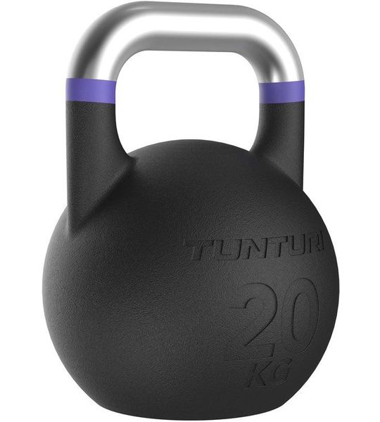 Tunturi Platinum Competition Kettlebell - 20kg - Incl. gratis fitness app