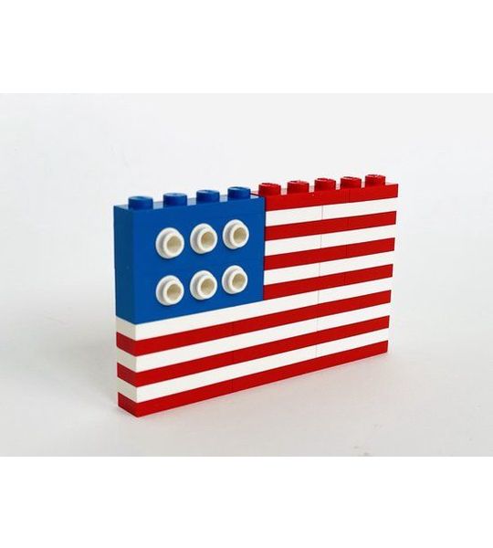 LEGO 10042 Amerikaanse vlag / American Flag (Polybag)