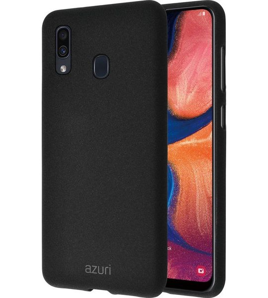 Azuri Back Cover voor Galaxy A20e Telefoonhoesje Zwart