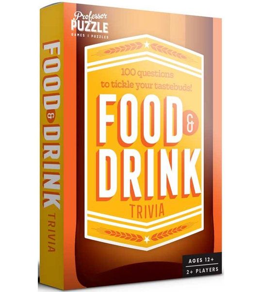 PROFESSOR PUZZLE Food & Drink Trivia - EN
