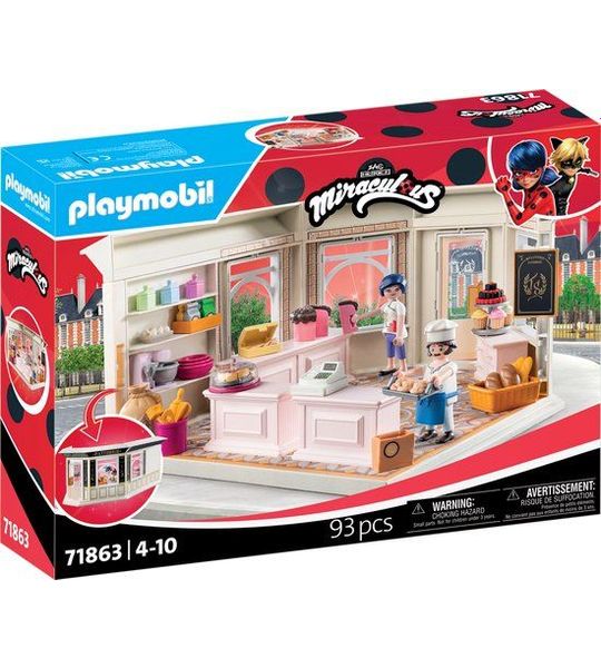 PLAYMOBIL Miraculous: Franse Bakkerij 71863