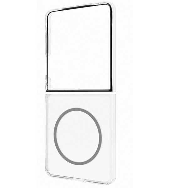 Samsung Clear Magnet Telefoonhoesje Voor Samsung Galaxy Z Flip 7 Transparant
