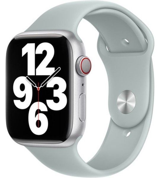 Apple Watch 42/44/45 mm Siliconen Horlogeband Sport Agavegroen