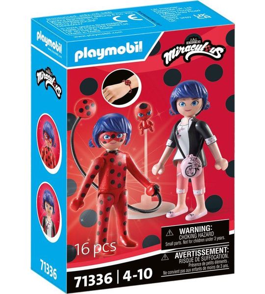 PLAYMOBIL Miraculous: Marinette & Ladybug - 71336