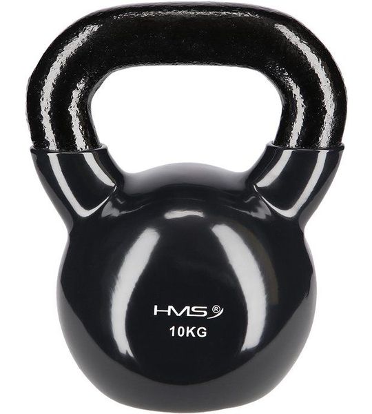 HMS KNV Serie - Kettlebell - Zwarten Vinyl Bekleding - Ergonomische Handgreep