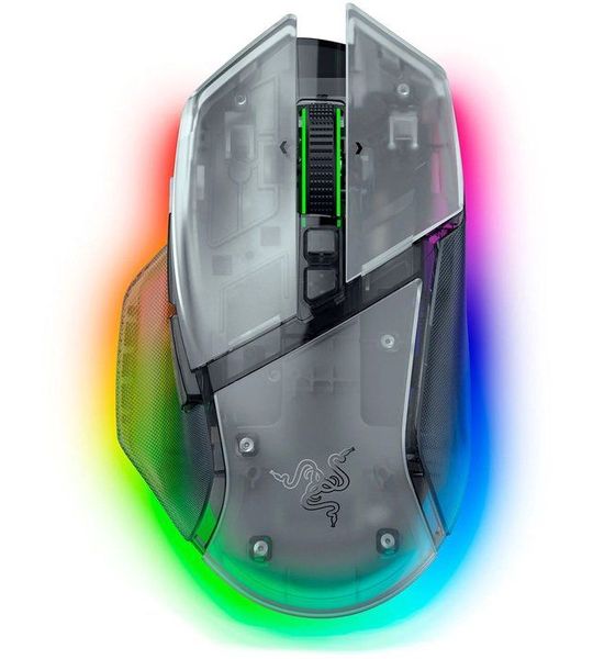 Razer Basilisk V3 Pro 35k Ergonomic Wireless Gaming Mouse - Phantom White Edition
