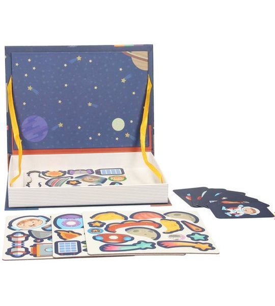 Magnetisch Boek - Ruimtevaart, 50dlg.