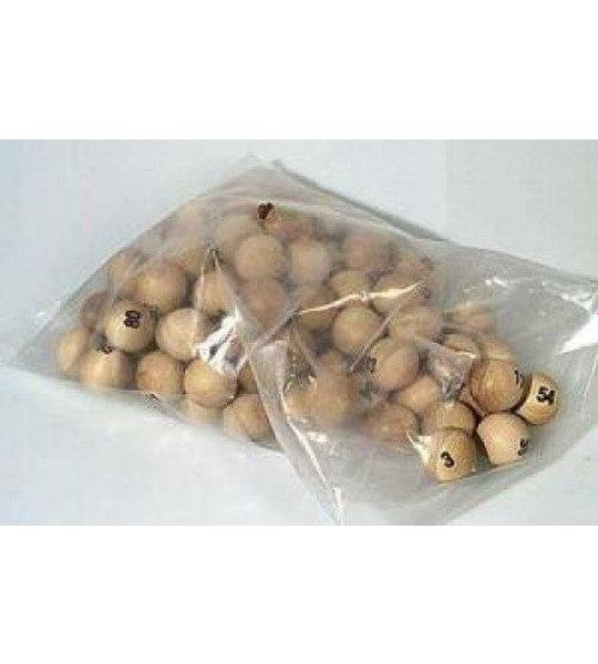 HOT Games Lotto kien ballen 90 st.hout 20mm.genum..