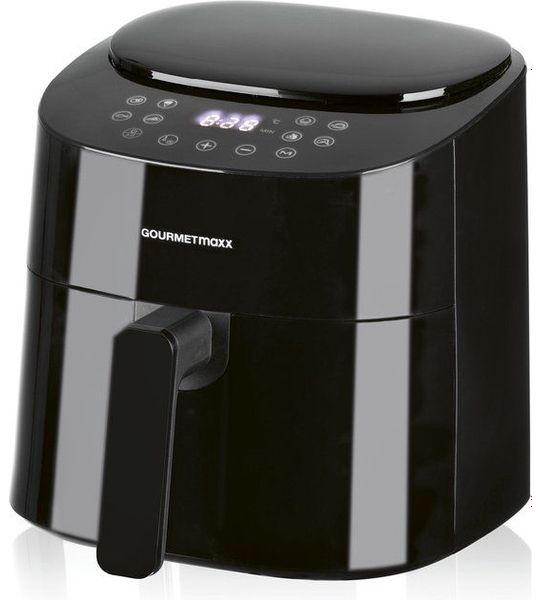 Gourmet Maxx Hetelucht friteuse digitaal - 4,5 liter - 1400W - swart