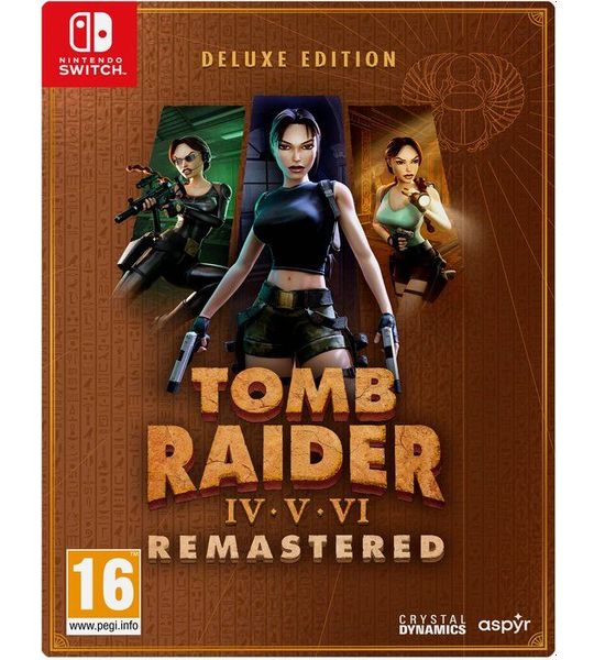 MINDSCAPE SW Tomb Raider Iv-v-vi - Remastered Deluxe Edition Switch