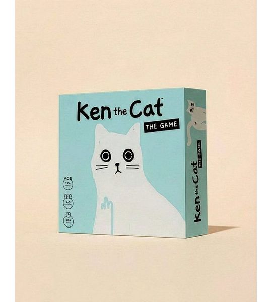 pikkii Ken de Kat Spel | Kaartspel | Ken the Cat Game 120 x 120 x 30 mm 75gr