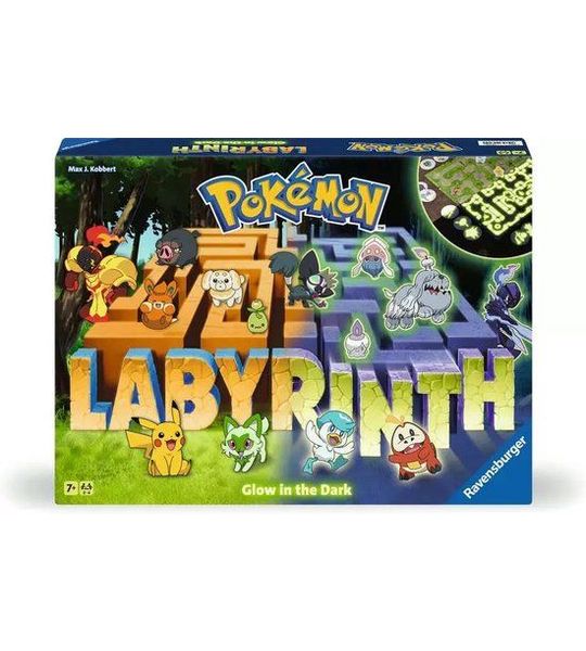 Ravensburger - Pokémon Labyrinth Glow in the Dark - Strategisch Bordspel