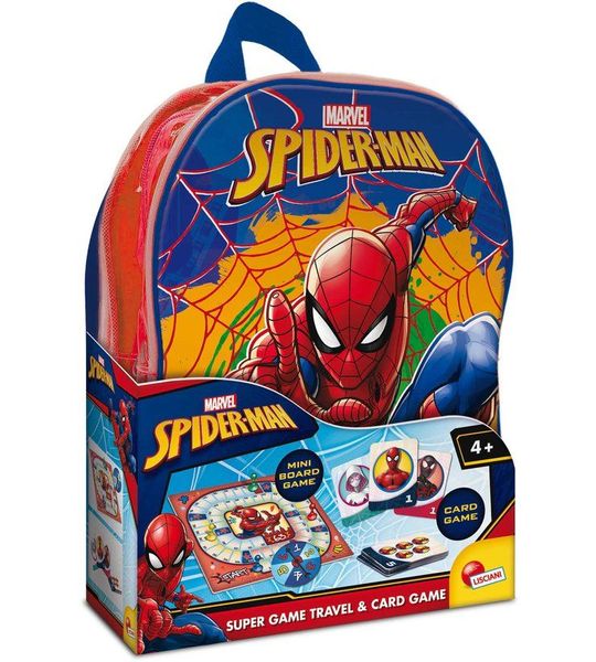 Lisciani - Spider-Man - Super game & Card game in rugzak