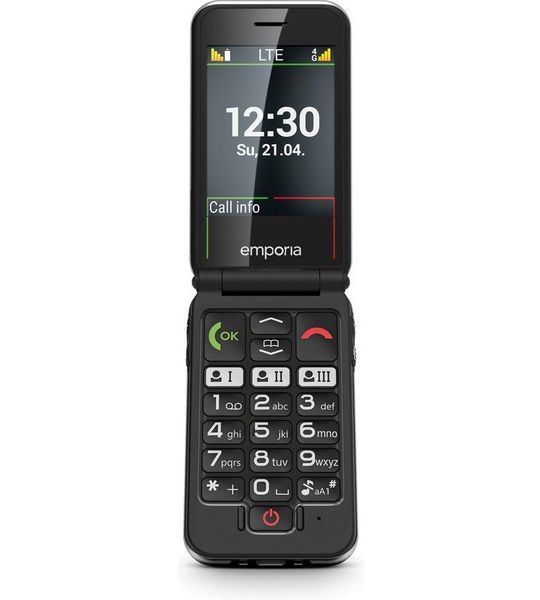 Emporia Joy 4g Senior Feature Phone - Zwart