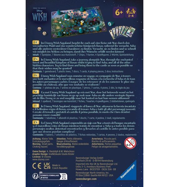 Ravensburger Disney Wish Sagaland - Pocketspel