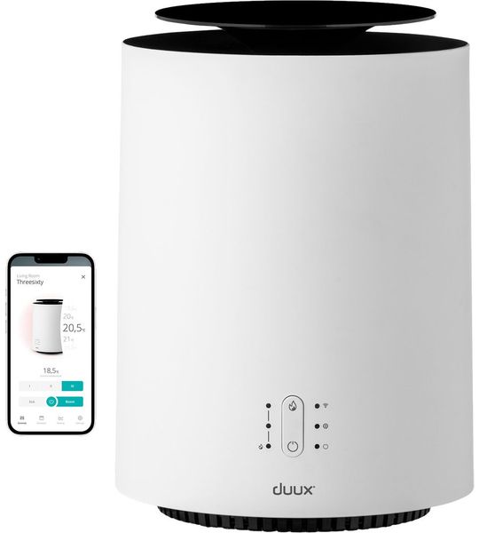 Duux Threesixty Smart Fan + Heater Elektrische kachel Wit