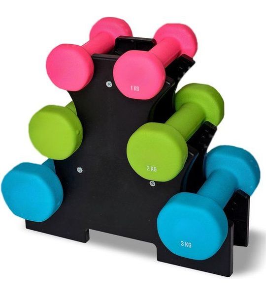 mavoa® Halterset - Halterstang - Halterstang met gewichten