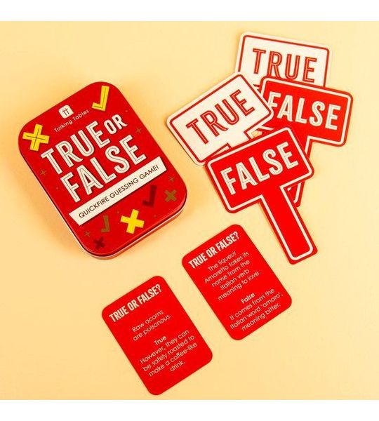 Talking Tables True Or False In Een Blikje