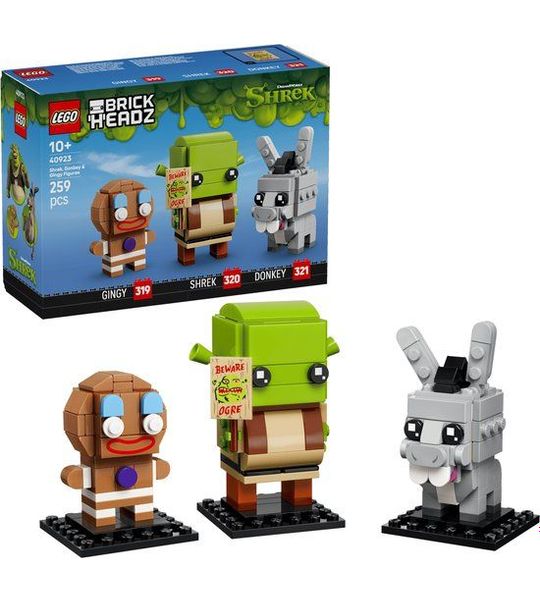 LEGO-Shrek, Ezel en Peper figuren (40923)